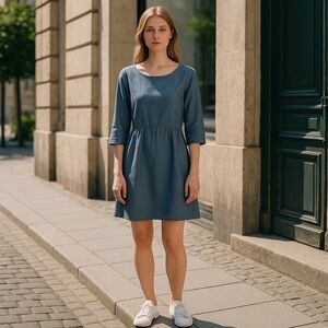 GAP | Demin Linen Dress | Size 12